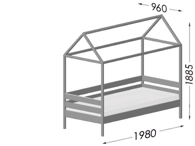 размеры кровати Estella Ammi