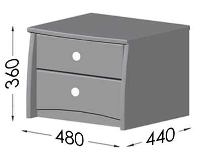 размеры комода Estella Vega