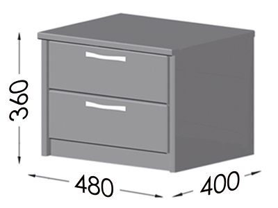 размеры тумбы Estella Tessa