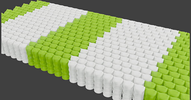 Пружинная система Pocket Fuerte 5 в матрасе Palmera