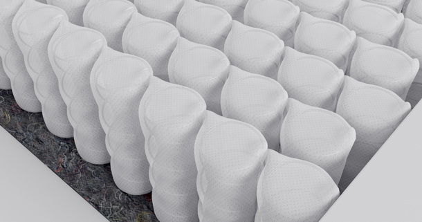 Пружинная система «Pocket Hard» в матрасе Primavera